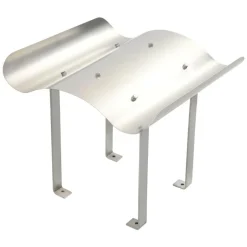 Capot de cheminee Acier inoxydable Argente