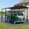 Carport Aluminium - Anthracite - 20,1m² - ARCADIA ALPINE 6400