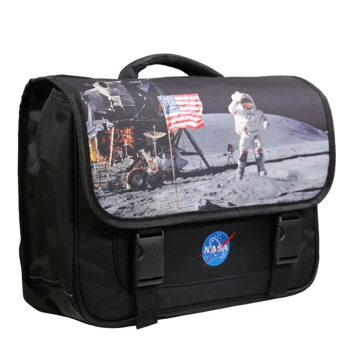 Cartable 38 cm Nasa Astronaute Noir Bagtrotter