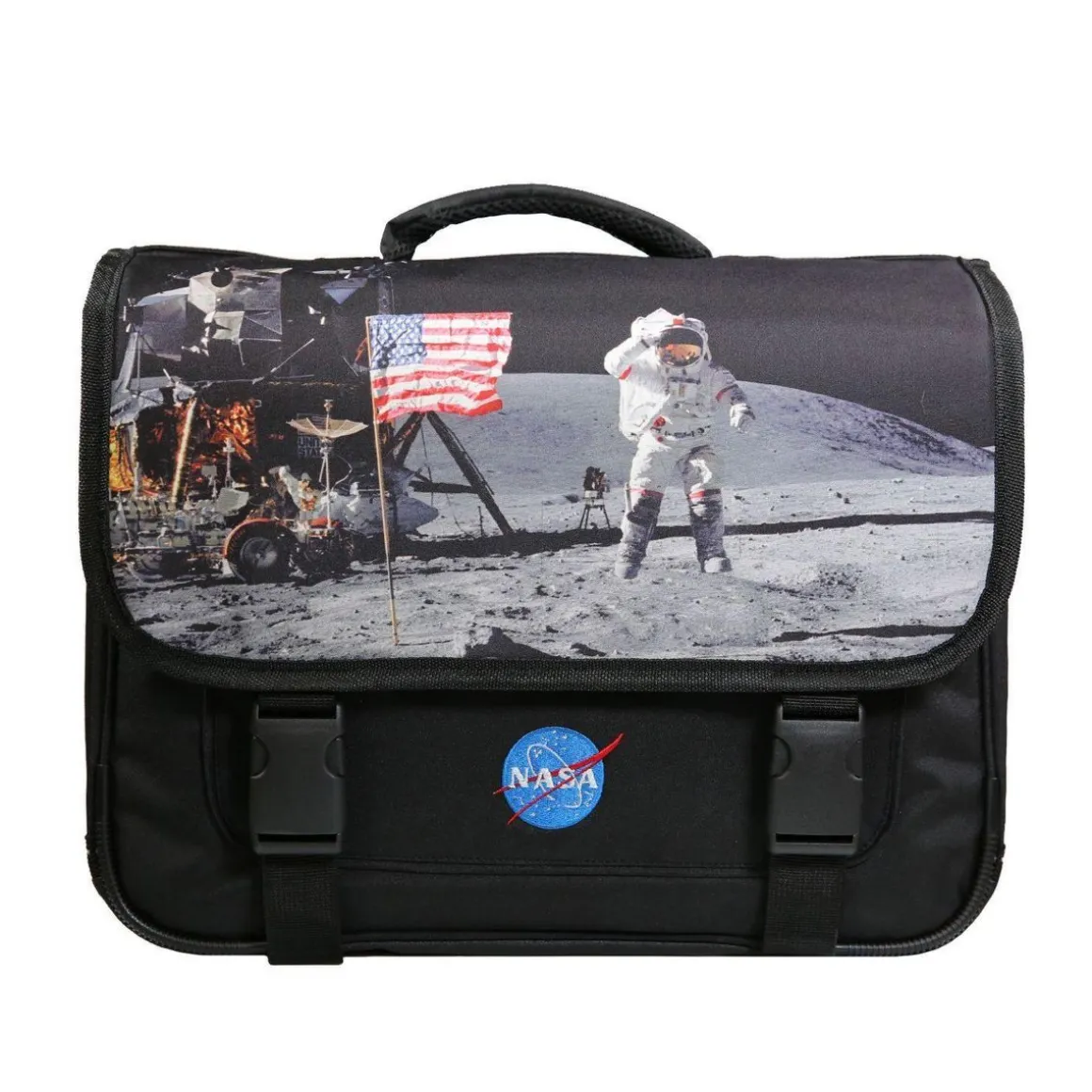 Cartable 38 cm Nasa Astronaute Noir Bagtrotter