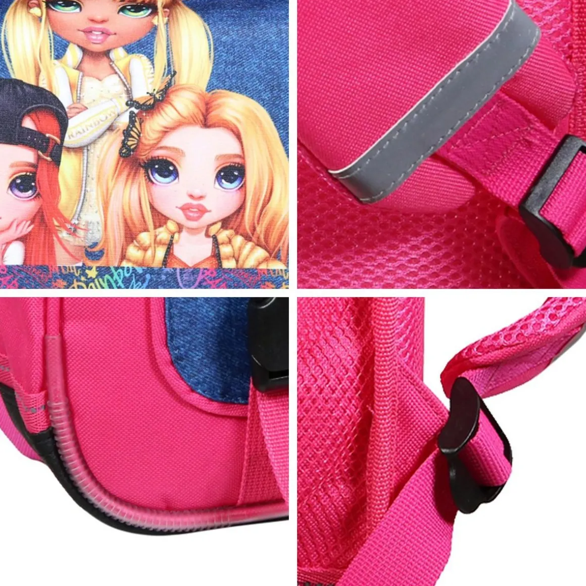 Cartable 38 cm Rainbow High Multicolore