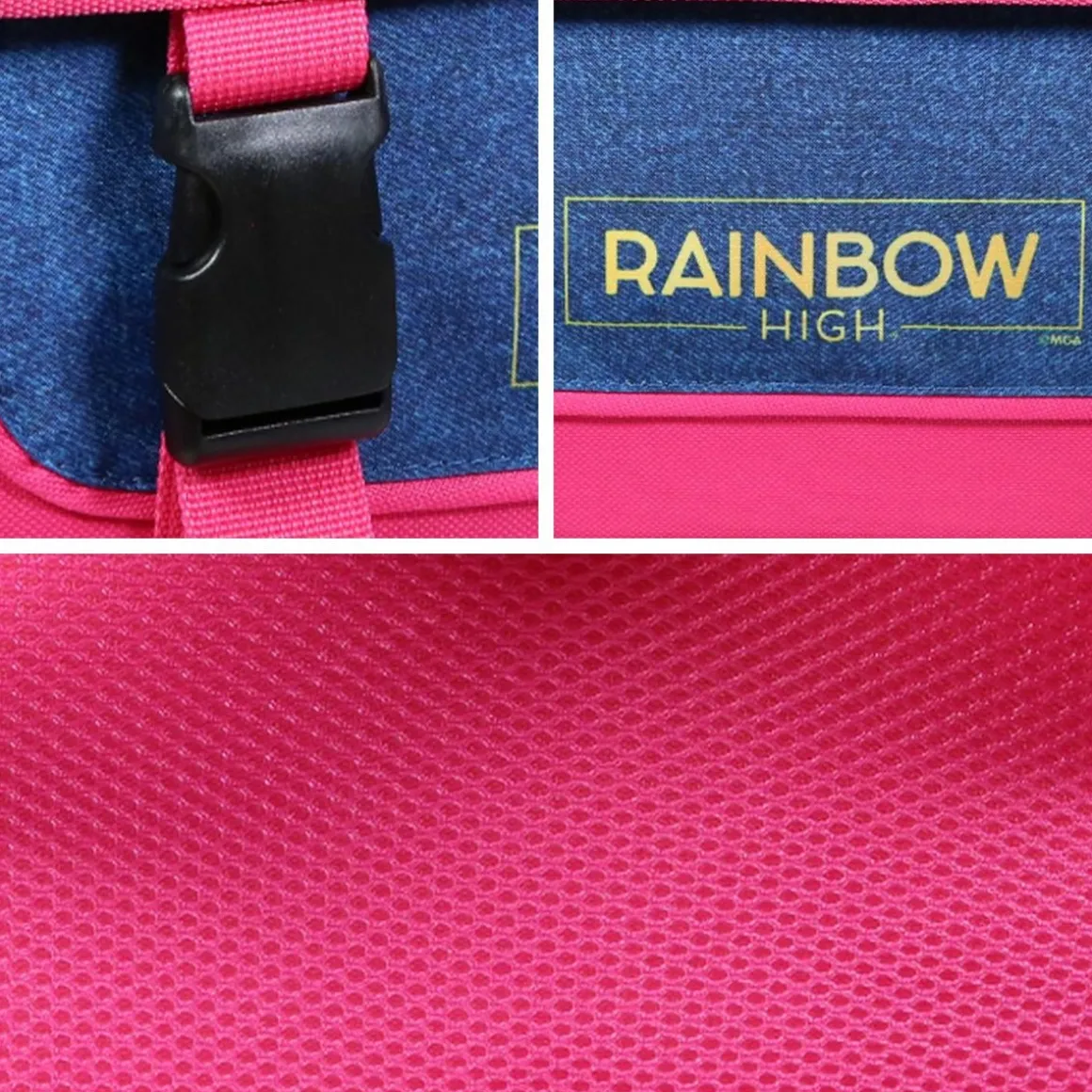 Cartable 38 cm Rainbow High Multicolore