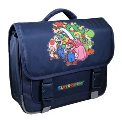 Cartable 38 cm Super Mario Bleu
