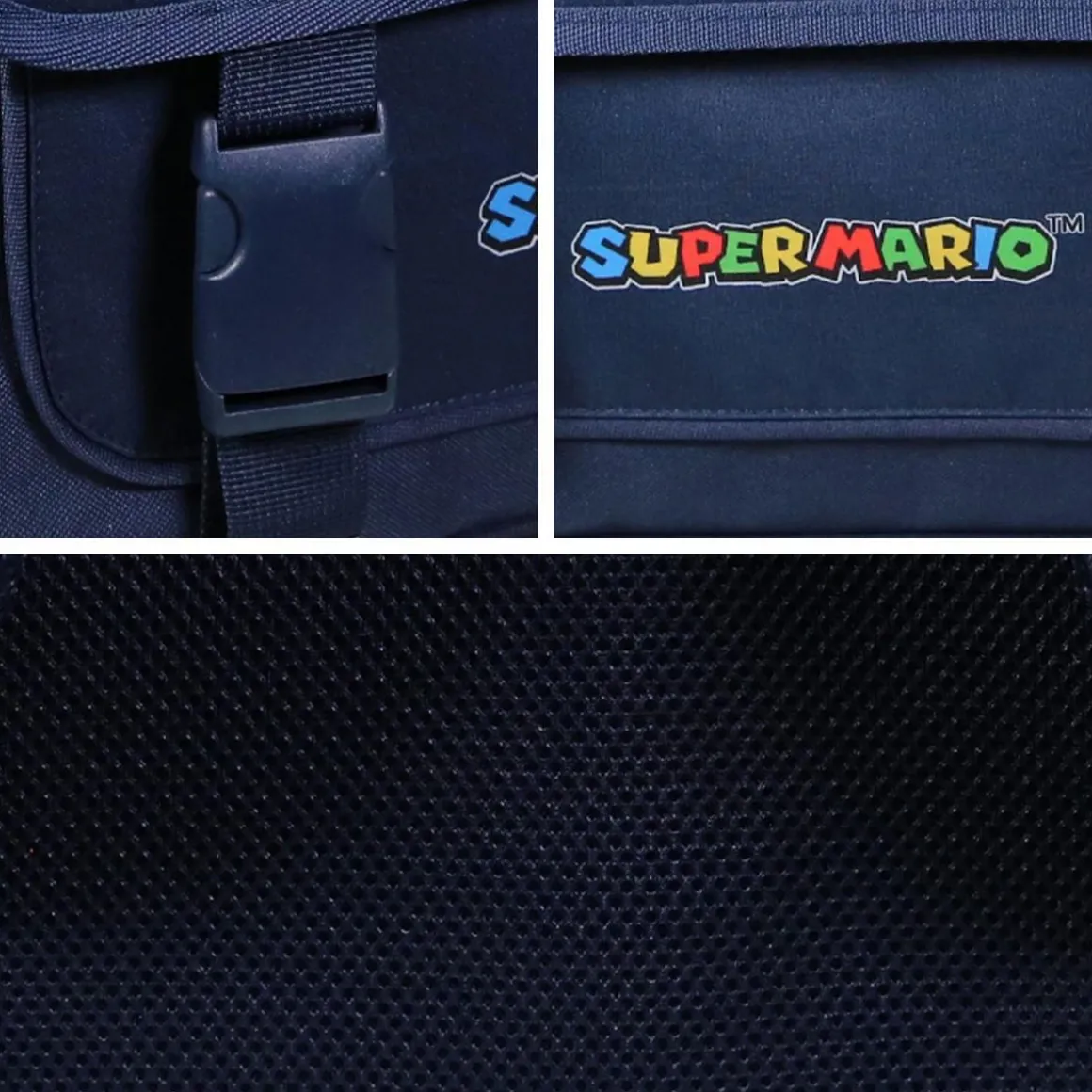 Cartable 38 cm Super Mario Bleu