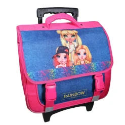 Cartable à roulettes 38 cm Rainbow High Multicolore