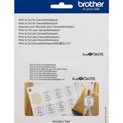 Carte d'activation Print to Cut - ScanNCut SDX