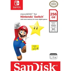 Carte Micro SD 256 GB Nintendo Switch