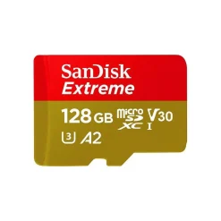 Carte Micro SD 128GO microSD Extreme Plus + Adaptateur