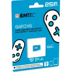 Carte Micro SDXC Gaming 256 Go - Bleue