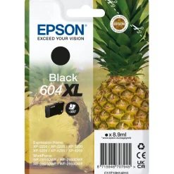 Cartouche d'encre 604XL Serie Ananas Noir