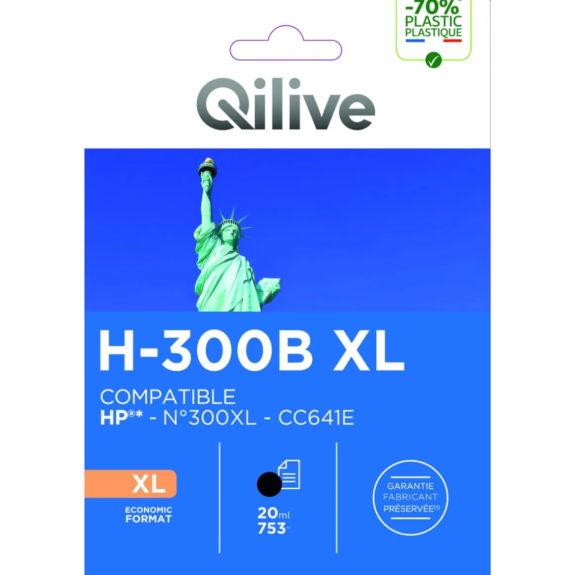 Cartouche Noir H-300B XL