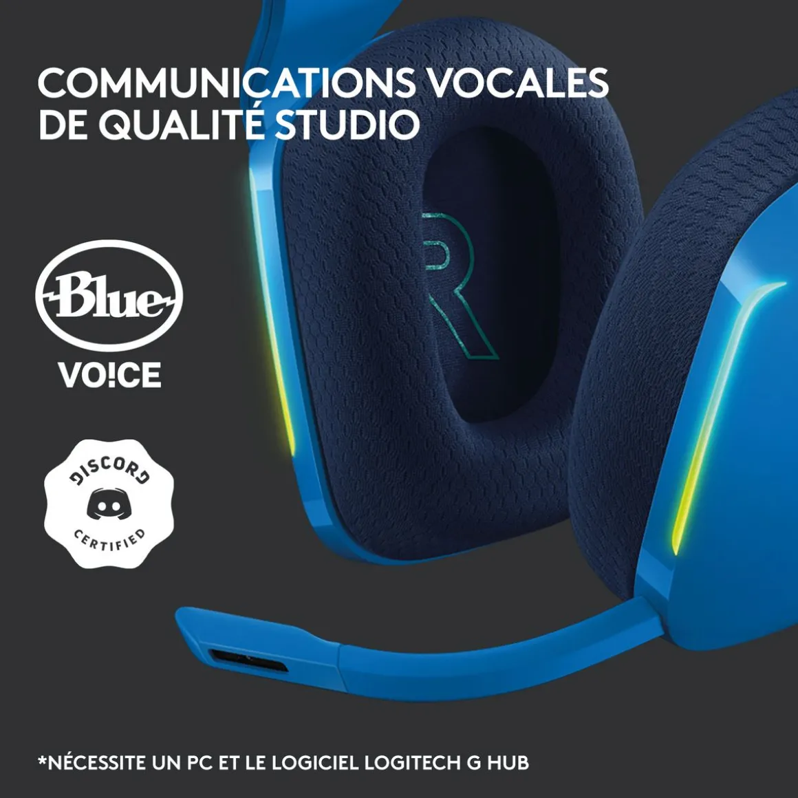 Casque audio G733 G SF - Bleu