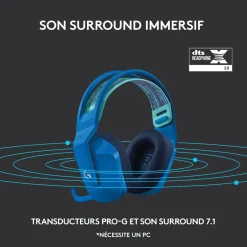 Casque audio G733 G SF - Bleu