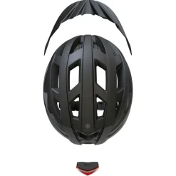 Casque de protection avec éclairage arrière LED - Taille M - Noir