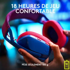 Casque GAM G435 BLE - Bleu et rose