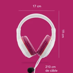 Casque gamer H5 MAGENTA Access