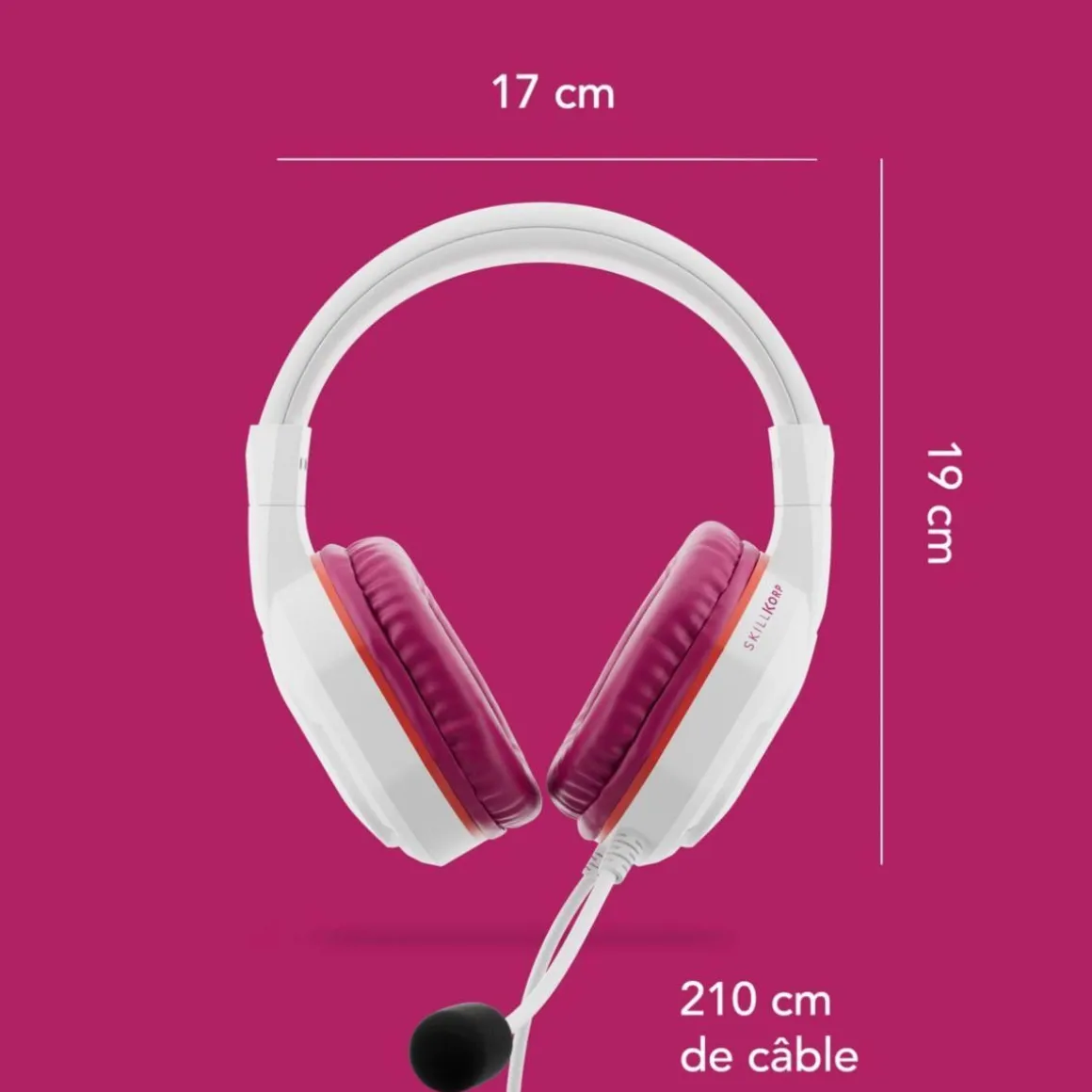 Casque gamer H5 MAGENTA Access