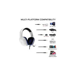 Casque gamer KORP-COBALT Blanc