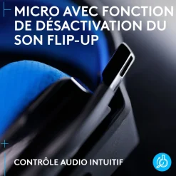 Casque gaming sans fil G535 Lightspeed Noir et Bleu