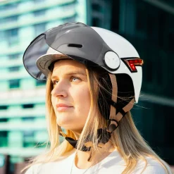 Casque LED Glow taille L - Crème