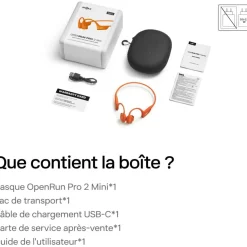 Casque OpenRun Pro 2 Mini Orange
