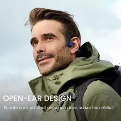 Casque OpenRun USB-C Bleu