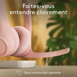 Casque PC sans fil Bluetooth Zone 300 - Rose