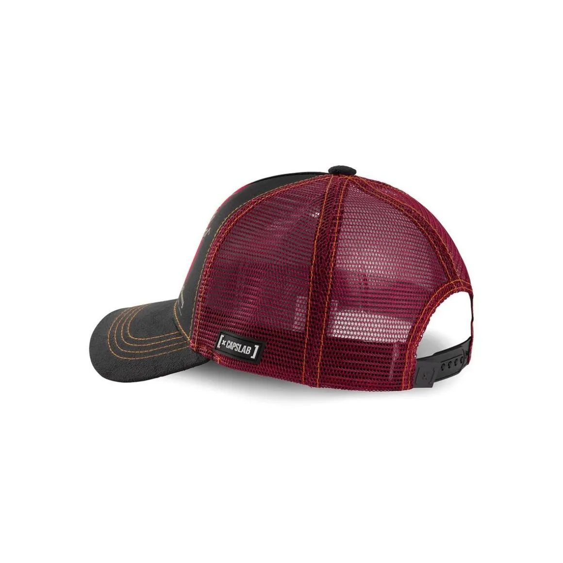 Casquette Capslab Looney Tunes Bugs Bunny Gris Filet Rouge