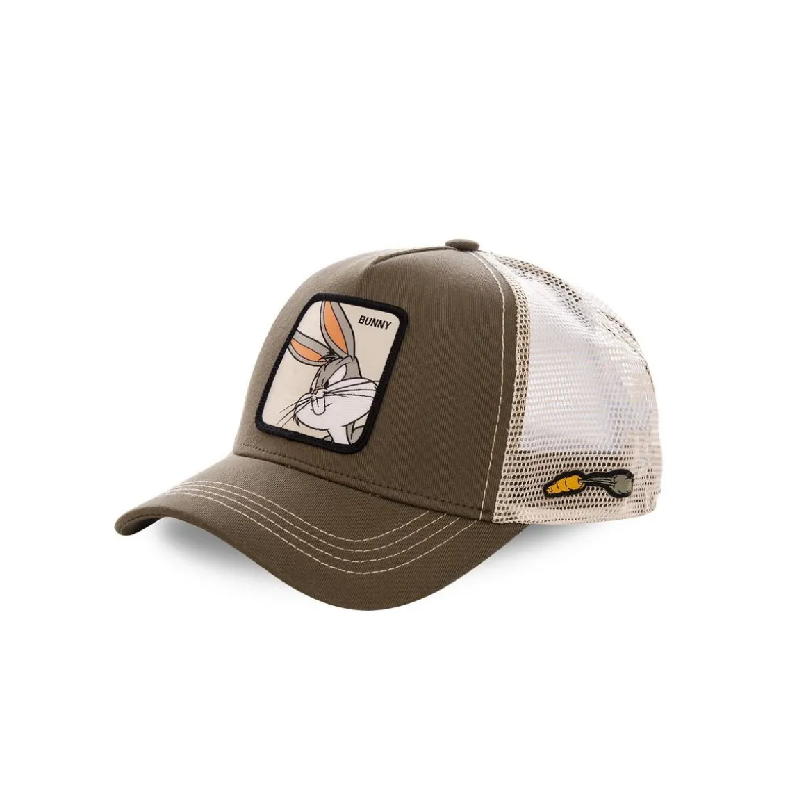 Casquette Capslab Looney Tunes Bunny Vert Kaki