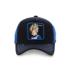Casquette Dragon Ball Z Vegeta Noir filet Bleu