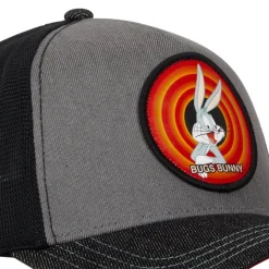 Casquette homme trucker effet denim finitions premium Looney Tunes