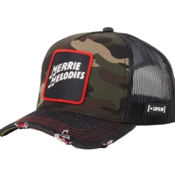 Casquette homme trucker effet déchiré Looney Tunes Folks