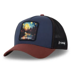 Casquette homme trucker effet bamboo finitions premium Starry Night