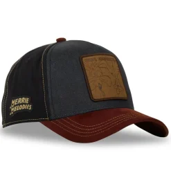 Casquette homme trucker effet denim et suedine Looney Tunes