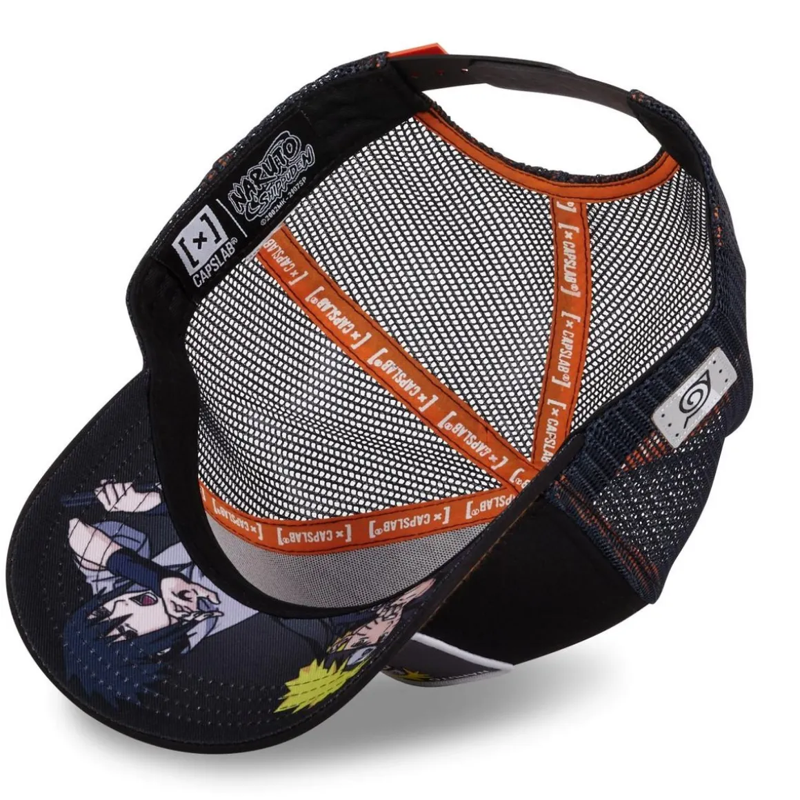 Casquette homme trucker finitions premium Naruto Shippuden