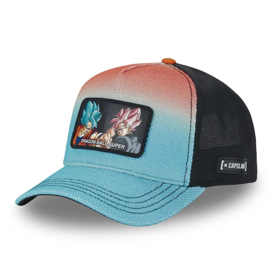 Casquette homme trucker finitions premium Dragon Ball Super Fighter