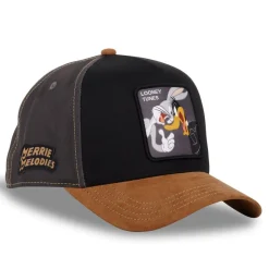 Casquette homme trucker mix de matière Looney Tunes Bugs ans Daffy