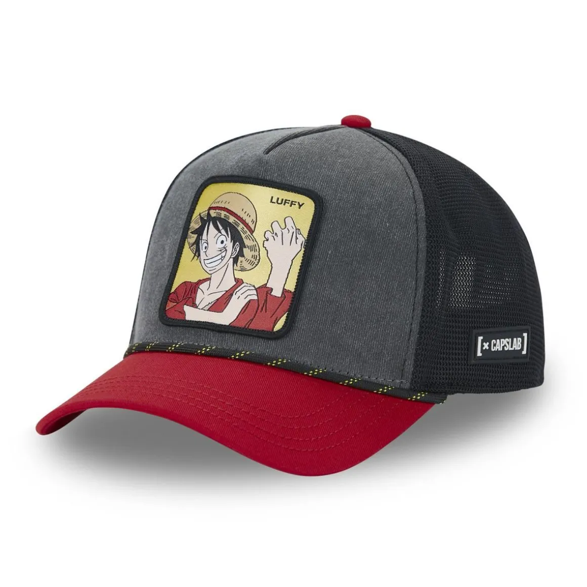 Casquette trucker avec filet finitions premium One Piece Mugiwara