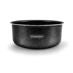 Casserole 20cm aluminium pressé tous feux dont induction effet pierre