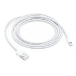 Câble de charge lightning - Longueur de câble 2m - Blanc