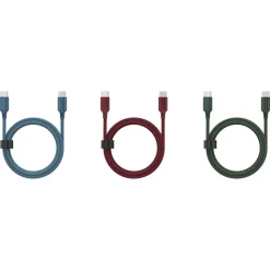 Câble de charge USB C/USB C 2m - Rouge