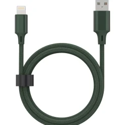 Câble de charge USB/Lightning NMFI - Vert