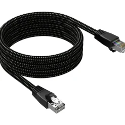 Câble Ethernet 3M Droit CAT8 noir