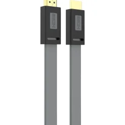 Câble HDMI 2.0/18Gbps plat 2M anthracite
