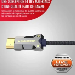 Câble HDMI M3000 UHD 8K DOLBY VISION HDR 48GBPS 15M