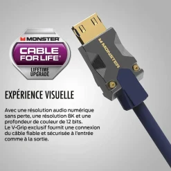 Câble HDMI M3000 UHD 8K DOLBY VISION HDR 48GBPS 3M