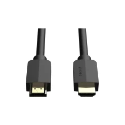 Câble HDMI x2 HDMI 2M noir droit 2.0