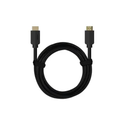 Câble HDMI x2 HDMI 2M noir droit 2.0
