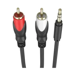 Câble Jack/RCA Jack/2 RCA - 2m - ecp