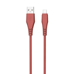 Câble USB A/Lightning MFI - Rouge